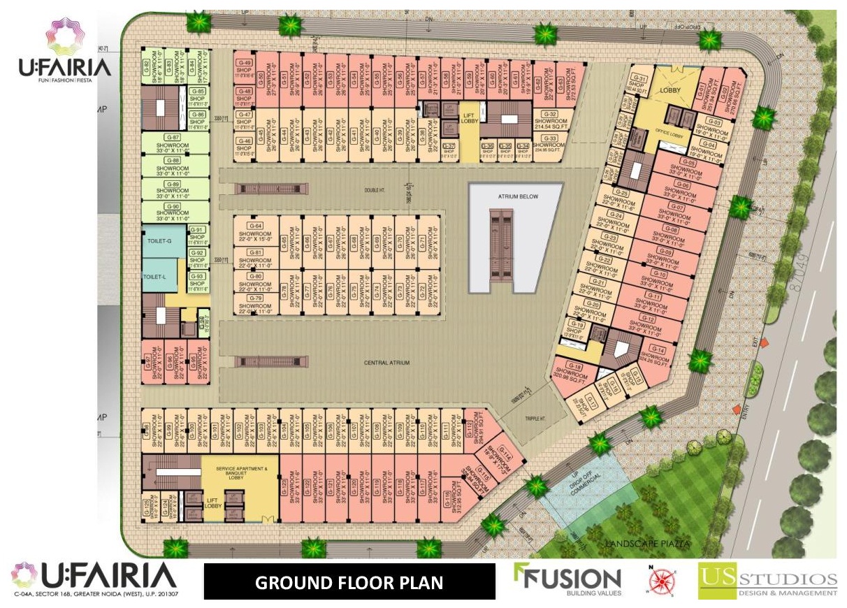 Ufairia ground floor plan